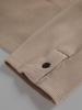 Men's Stand Collar Ribbed Jacquard Weave Button Front Long Sleeves Shirt and Straight Leg Drawstring Pants Set