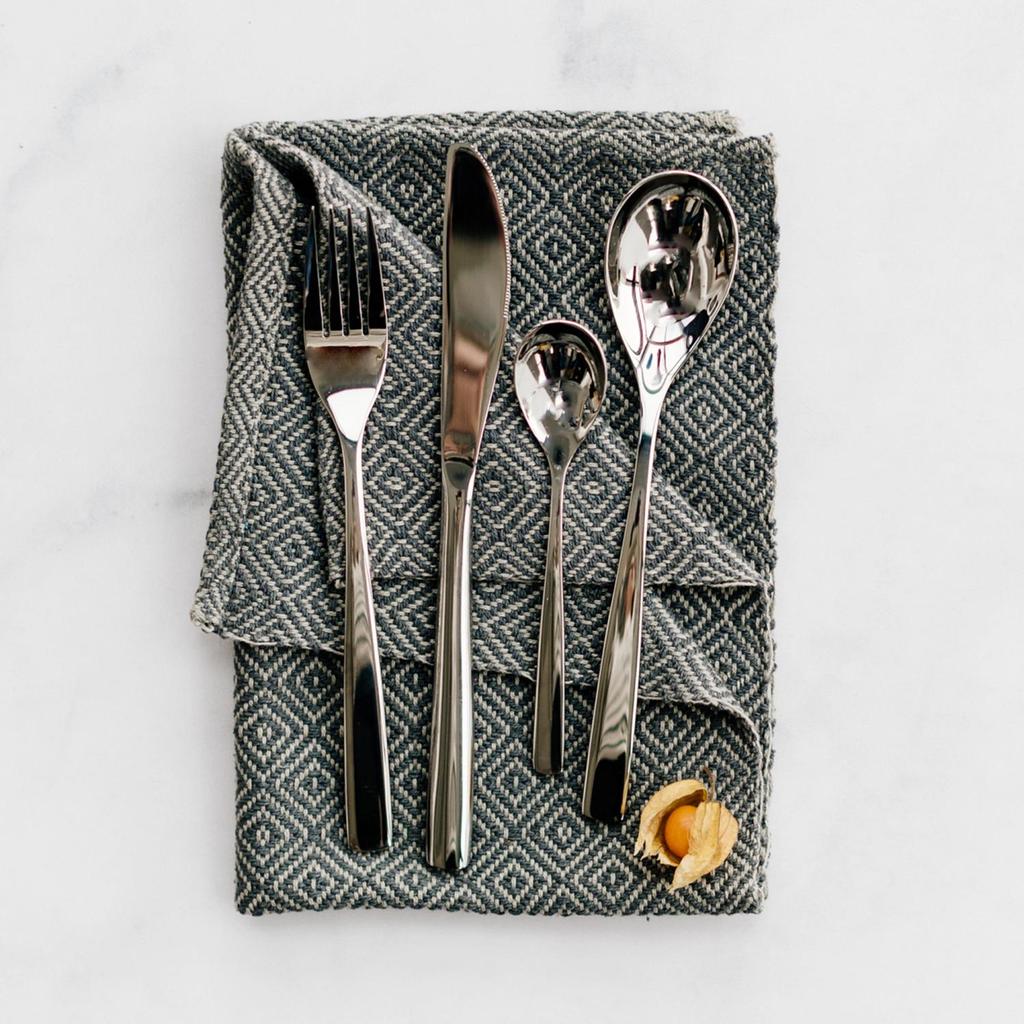 SIGRID DUKA 24-Piece Stainless Steel Cutlery Set for 6 People