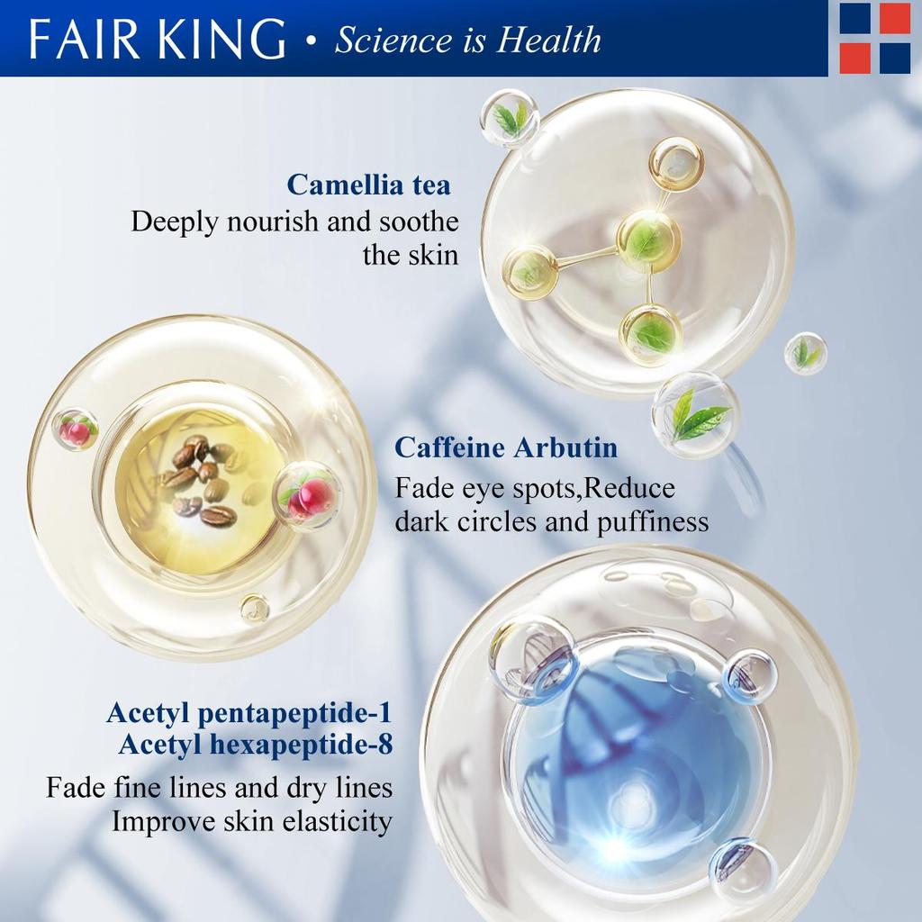 Six Peptide Eye Serum Anti-Wrinkle Whitening Skin Care Dark Circles Eye Cream Against Puffiness Face Anti Aging Hyaluronic Acid