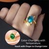 Color Shift Mood Rings Adjustable Changing Color Ring Stylish Thermochromic Ring  Ins Style