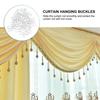 100pcs Shade Blinds Roman Blind Curtain Accessories Curtain Rings Hanging Rings Roman Rings O-Rings
