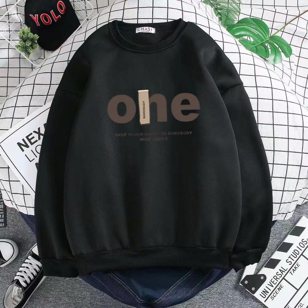 2026 Spring and Autumn New Korean Edition Cartoon Printed Student Loose Jacket Fleece Crew Neck Sweater Men's and Women's Trendy Brand