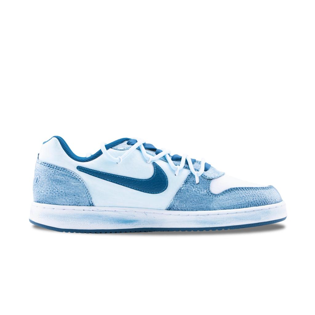 Nike EBERNON Deep Sea Secret Realm Abrasion Resistant Low top Skateboard Shoes Men's White Blue IF0847-141(Team626-)