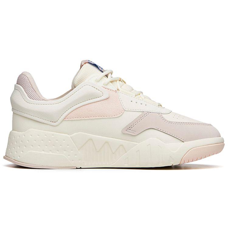 Anta Lifestyle Series Trendy Versatile Sports Low-Top Skate Shoes Women Sneaker White Gray 922138051-3