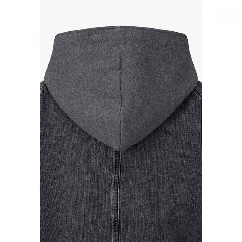 Denim Hood Removable Jumper 9176113971ar