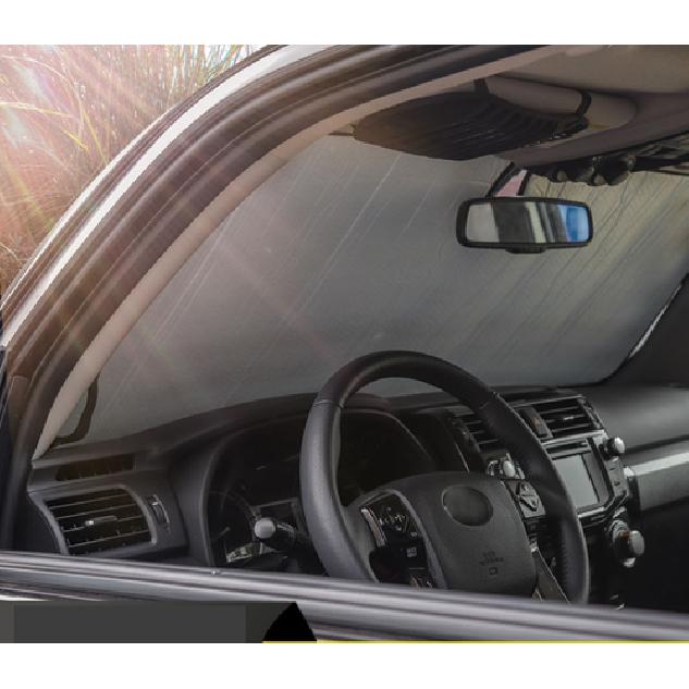 For Toyota 4runner 2017- Auto Sunshade Gray Silver Foil Reflective Sun Shade