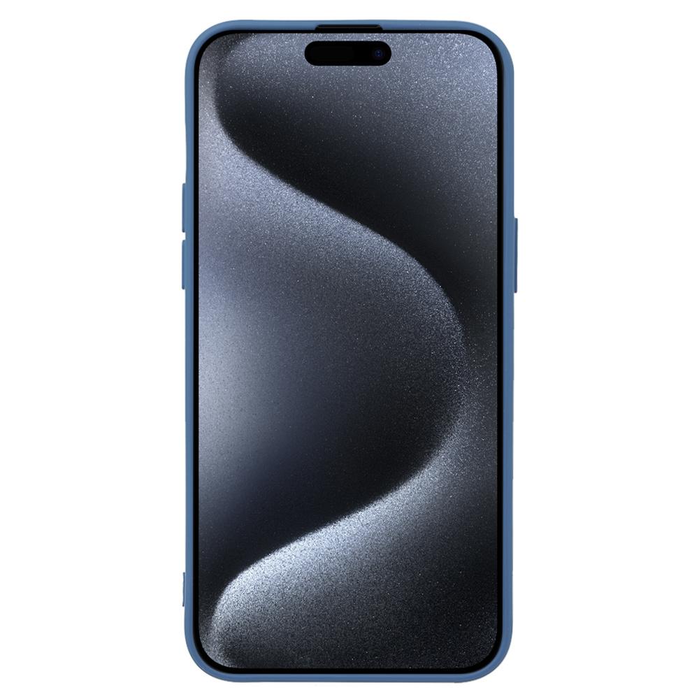 Case for iPhone 15 Pro Max, Silicone Lite, Navy Blue