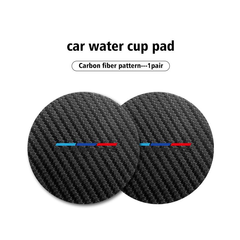 

For BMW 2Pcs Car Water Cup Bottle Holder Anti-slip Pad Mat Silica Gel X1 X3 X4 X5 X7 G20 G38 F20 F39 F48 E46 E60 E36 E39