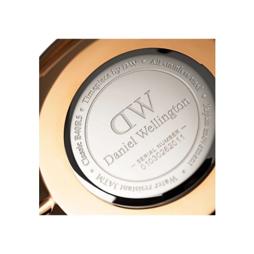 [Official Shop/2-Year Warranty/Authentic Import] Daniel Wellington DW Watch for Men and Women, Classic Black Cornwall, 36mm, Stylish Black Leather Wat