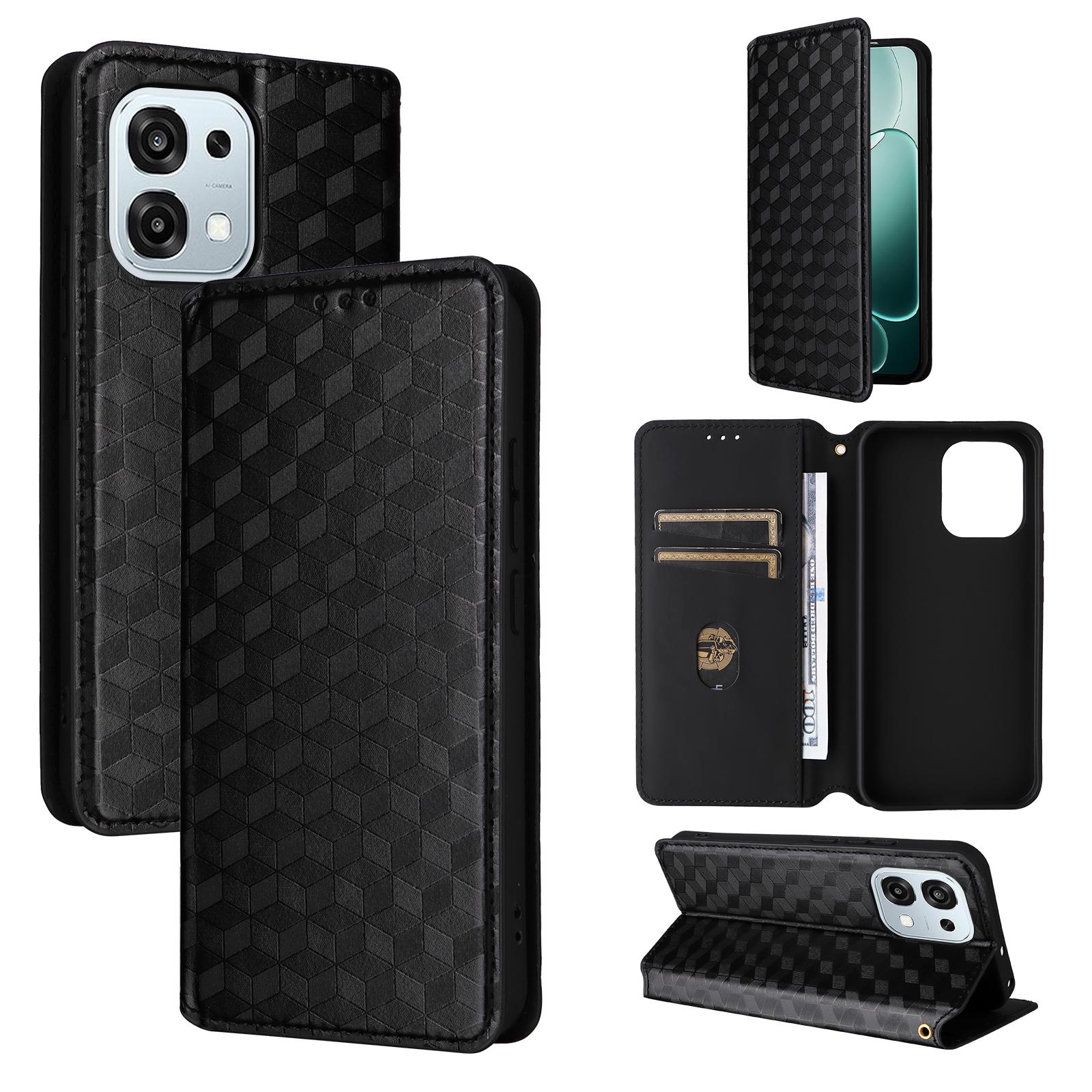 

Чехол-книжка для OPPO A6 Pro Чехол для телефона из искусственной кожи Полная защита корпуса [Блокировка RFID] Защитные чехлы for OPPO A6 Pro чёрный