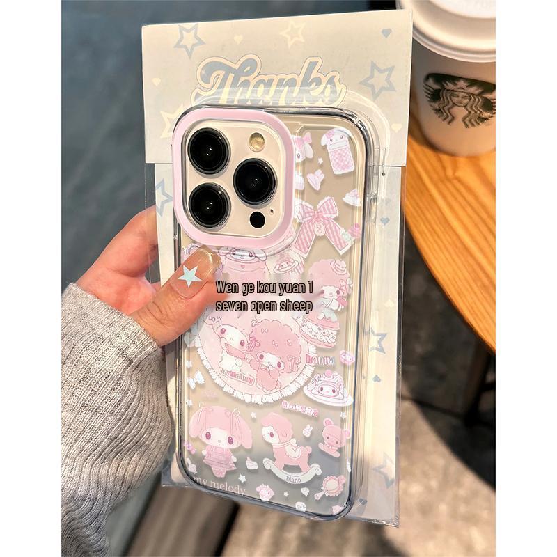 My Melody Lamb Cartoon Soft Case for iPhone 13-17 Pro/Max
