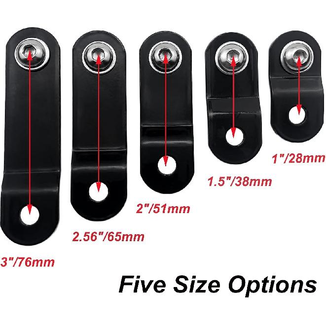 3 Inches Motorcycle Gas Tank Lift Riser Kit for Harley Touring Dynas 1999 and Up Sportsters 1995 and Up Softails 1999 2007