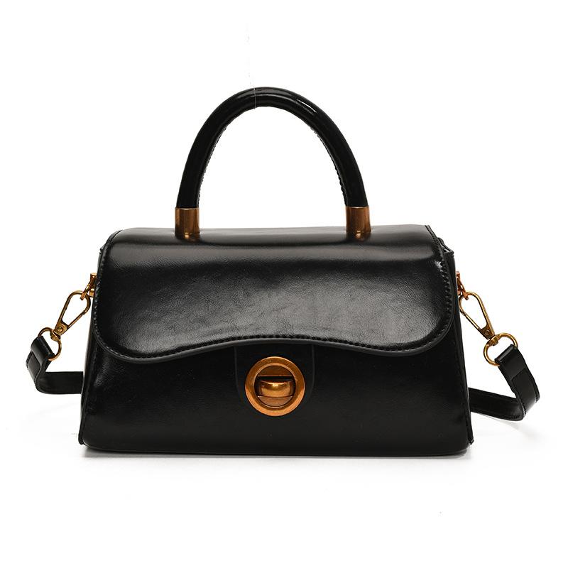 Premium Textured Bag Women's 2025 New Autumn and Winter Retro Versatile Messenger Bag Fashionable Super Fire Portable Small Square Bag