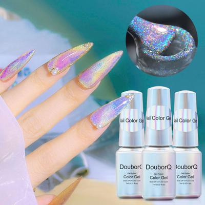 7 ml vysoce pigmentovaný nedráždivý jemný vynikající sytost soak Off UV gel Smoothie lak na nehty