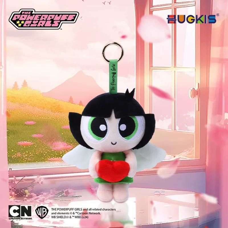 Powerpuff Girls Plüsch-Schlüsselanhänger: Süßer Puppenanhänger & Abschlussgeschenk
