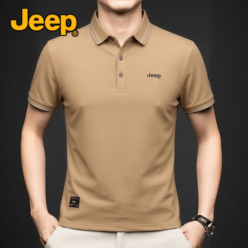 Jeep Men s Cooling Silk Blend Short-Sleeve Polo Shirt 3XL