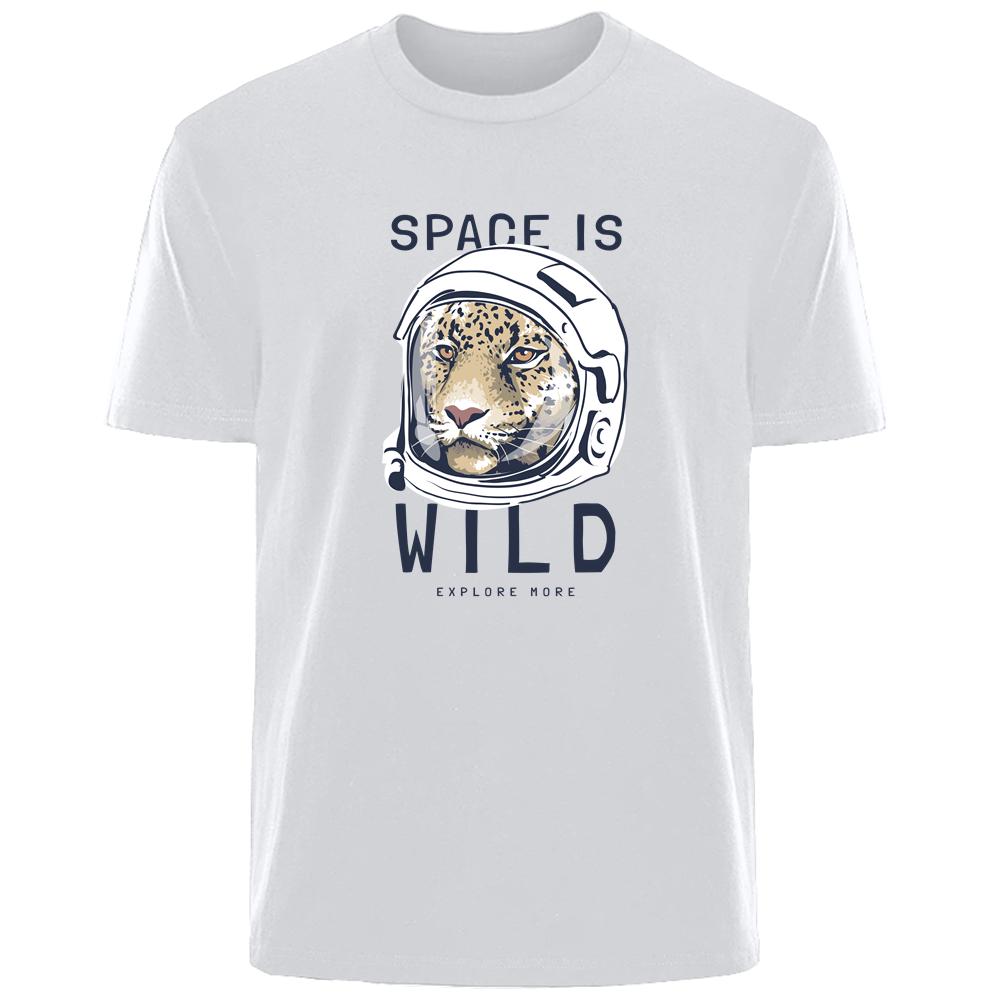 Creative Wildlife Print Summer Unisexs Cotton Comfortable Breathable Tshirt Casual stylish Unisexs outdoor street wear S