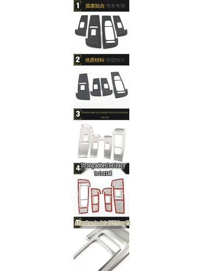 21 Qin PLUS Glass Lift Frame & Window Switch Button Decorative Car Stickers