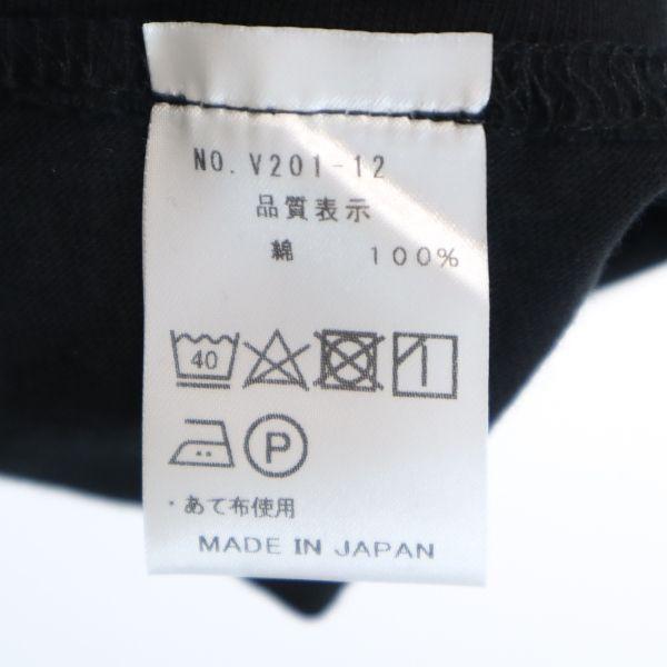 unused VAST222 20ss FIRE Print Short sleeve T-shirt 3 black Rubber soul Men's Used