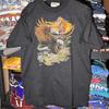 Vintage Women S Eagle T Shirt Size Small Black S Vintage Washed Streetwear Unisex Comfortable Casual Graphic