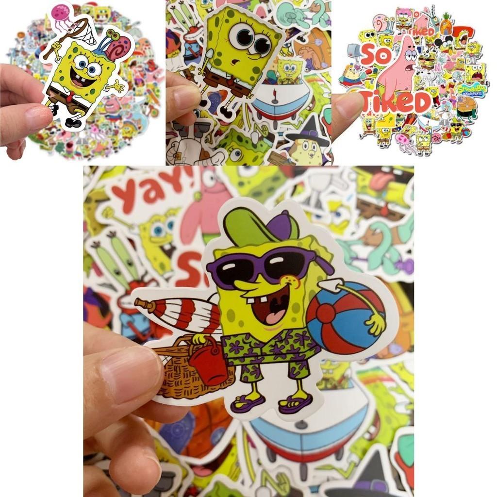 Durable Sunproof Sponge Bob Stickers For Diy Projects And Personalization