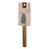 Stainless Steel Cheese and Butter Knife Set with Acacia Wood Handles - Includes Western Dinner Knives and Forks