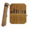 Canvas Knife Roll Bag Portable Lightweight Chef Knife Storage Carrier 1Pcs Suitable for Home Kitchen Camping Trip