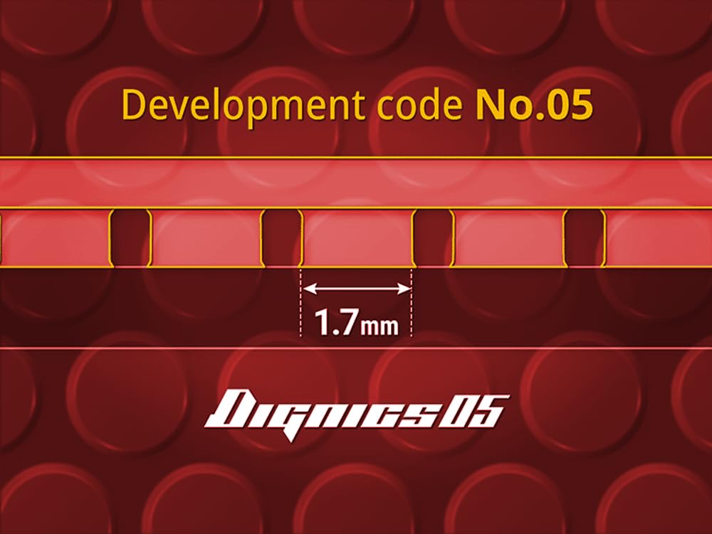 TAMASU Butterfly Tischtennisbelag Dignics 05 High Tension Soft Back 06040 Rot Dick