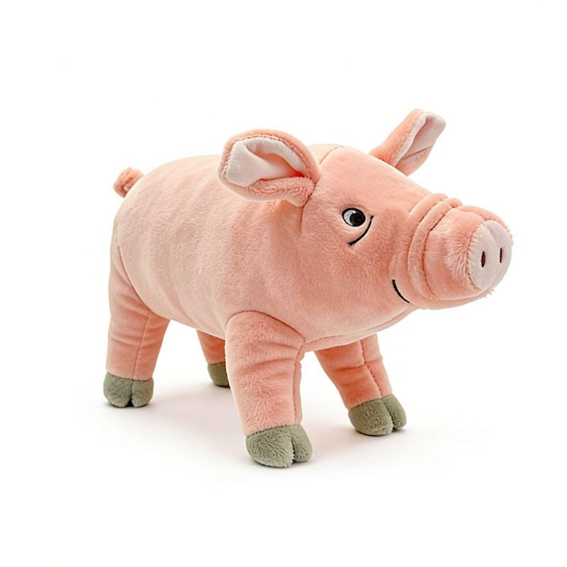 3 Größen Süße Schweinchen Plüschtiere Gefüllte Lebensechte Hausschwein Puppe Lustiges Tier Kissen Desktop Haustiere Kinder Geschenk 25cm