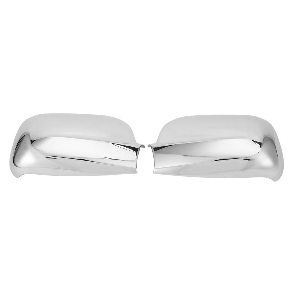 Pair Chrome Mirror Cover Silver Side Door Rearview Mirror Cap Housing Waterproof Heat Resistant for CRV 2003 2004 2005