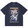 230 Gsm 100% Cotton Digimon V7 Print Unisex Heavy Cotton T Shirt
