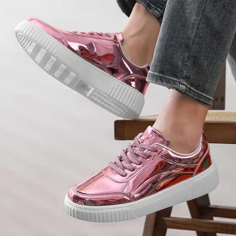 Fashion Round Toe Parkside Casual Female Sneakers Flats Black Women's Tennis Women's Basketball Shoes Sports Snaeaker Vip Link