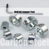 7 Sizes Carbon Steel Drill Guide Stop Collars Controller Set Precise Depth Control For Wood Plastic Drilling Operations