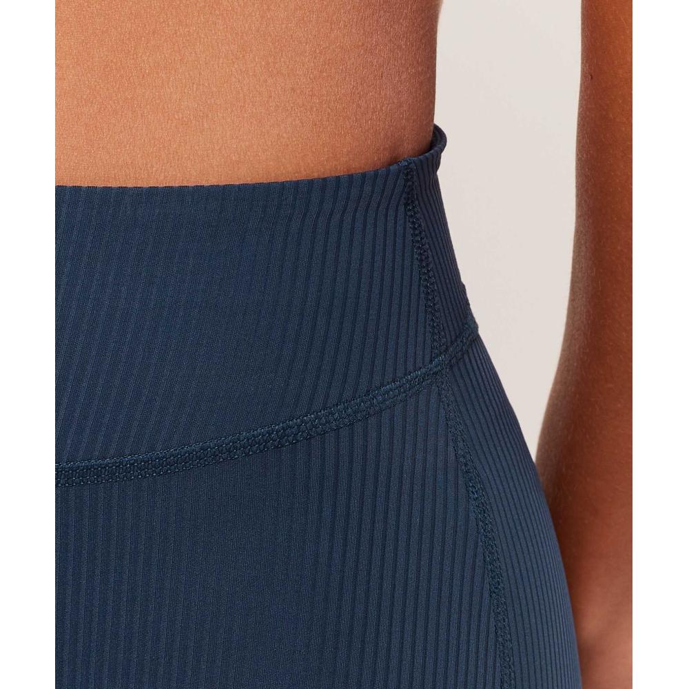 Gymshark Ribbed Flared Legging Navy B5c1h Ub9p