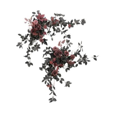 Artificial Flower Swag Set Front Door Floral Garland Home Decor Hanger Ornaments Wreath Wedding Arch Flowers for Centerpieces