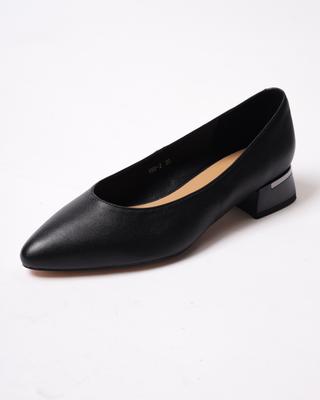 Suny Liana 6980 Low-heeled Shoes 36 Black Leather