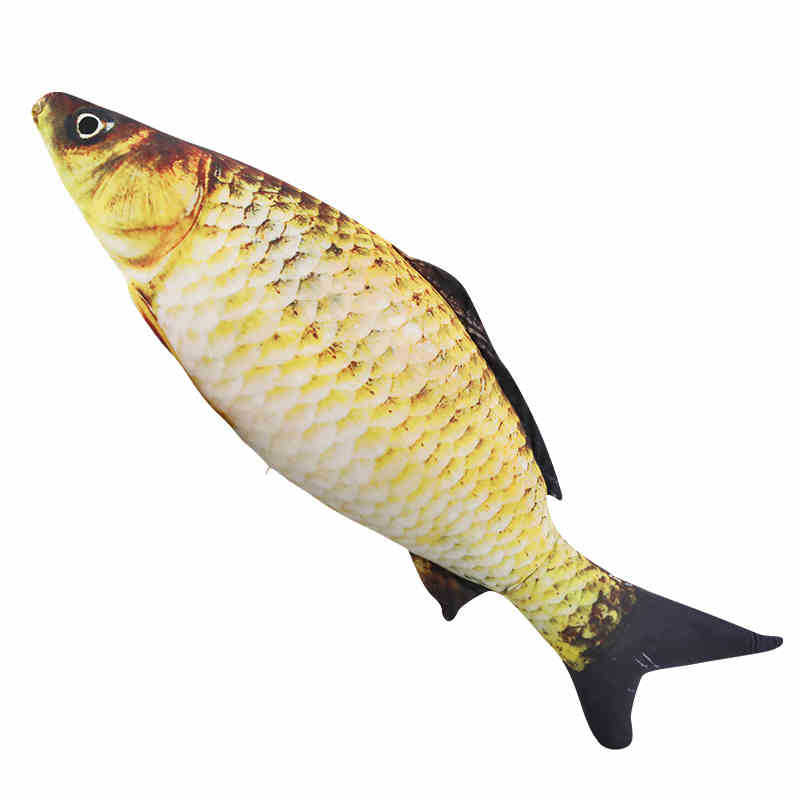 Simulation Red Carp Plush Toy Crucian Carp Doll Fish Throw Pillow Printing Cat Doll Big Fish Pillow Cushion