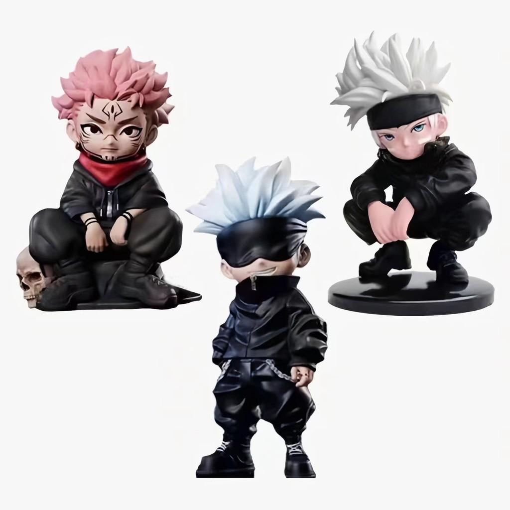 Jujutsu Kaisen Crouching Gojo Satoru Gachapon Yuji Itadori Standing Gojo Satoru Figure Collectible Gift
