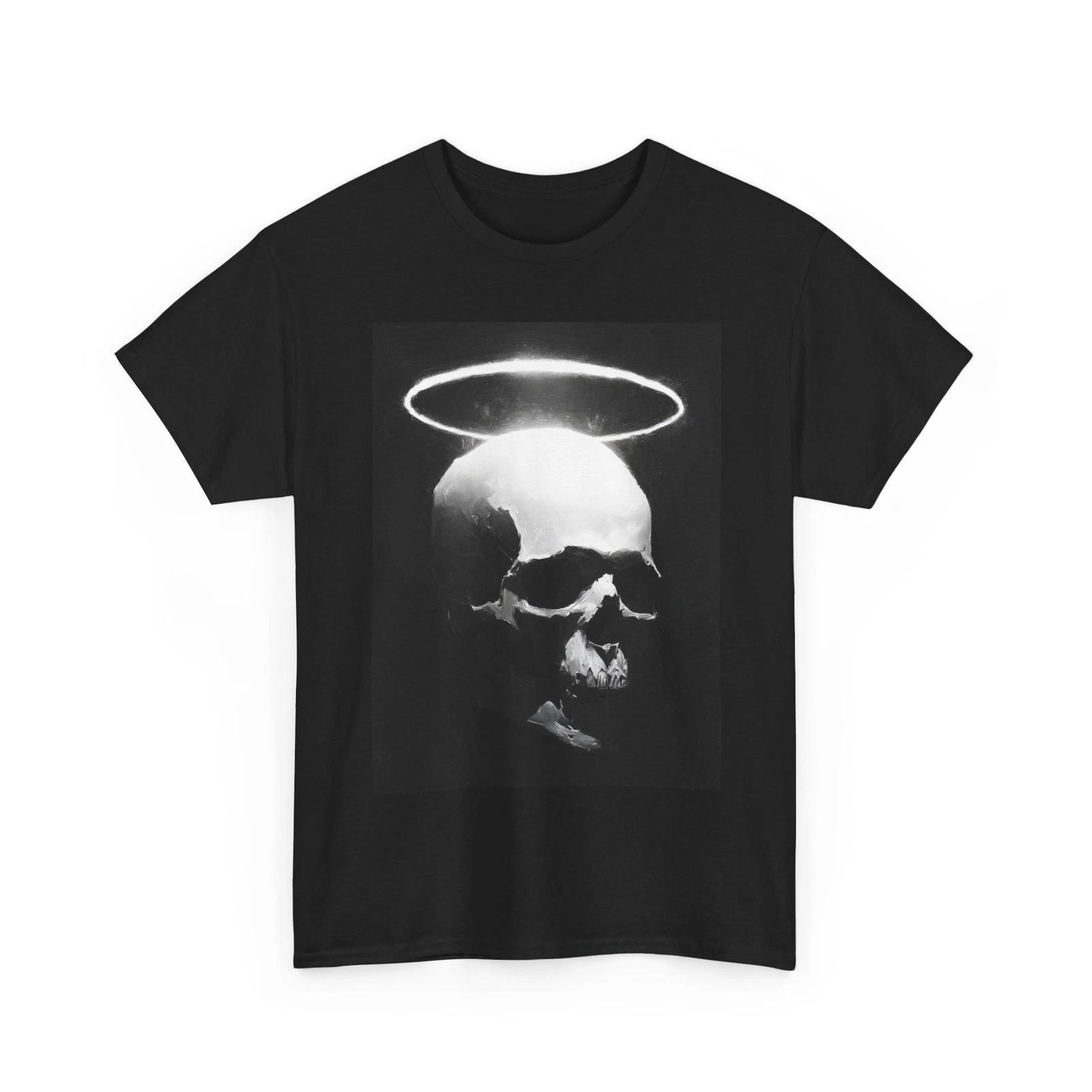 SKULL DEATH ANGEL Tshirt GIFT MEN WOMEN GAMER TEE STREET WEAR METAL ROCK PUNK 4XL