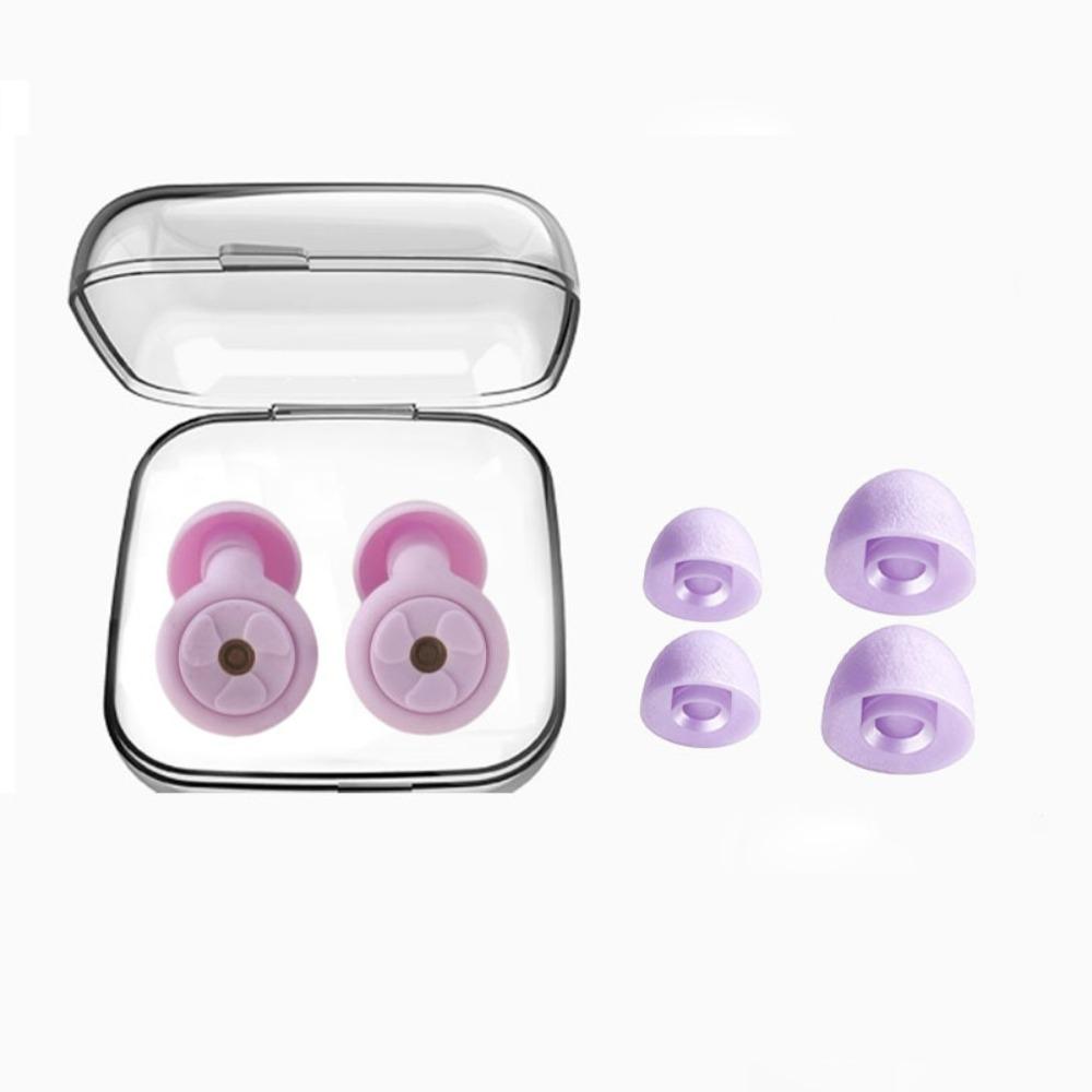 New for Sleeping Noise Cancelling Ear Plug Silicone Reusable Sleeping Ear Plug Soft Hearing Protection for Concert Motorcycle