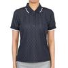 G Fore Women Polka DoT Jacquard Golf Polo T shirT G4lf22k48