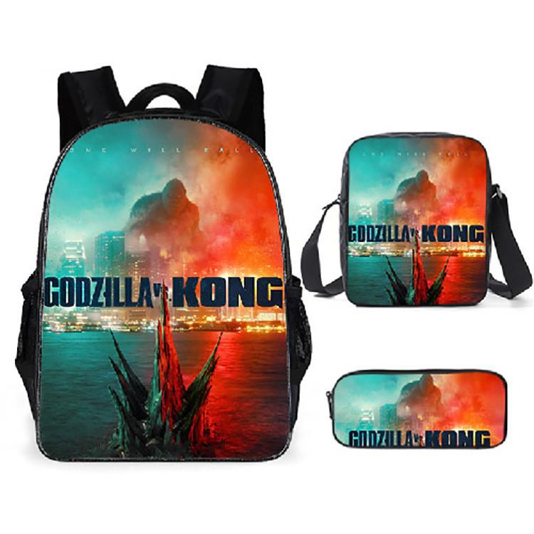 Shoulder Anime Cartoon Bag Pencil Case Kids School Pack For Daily Use