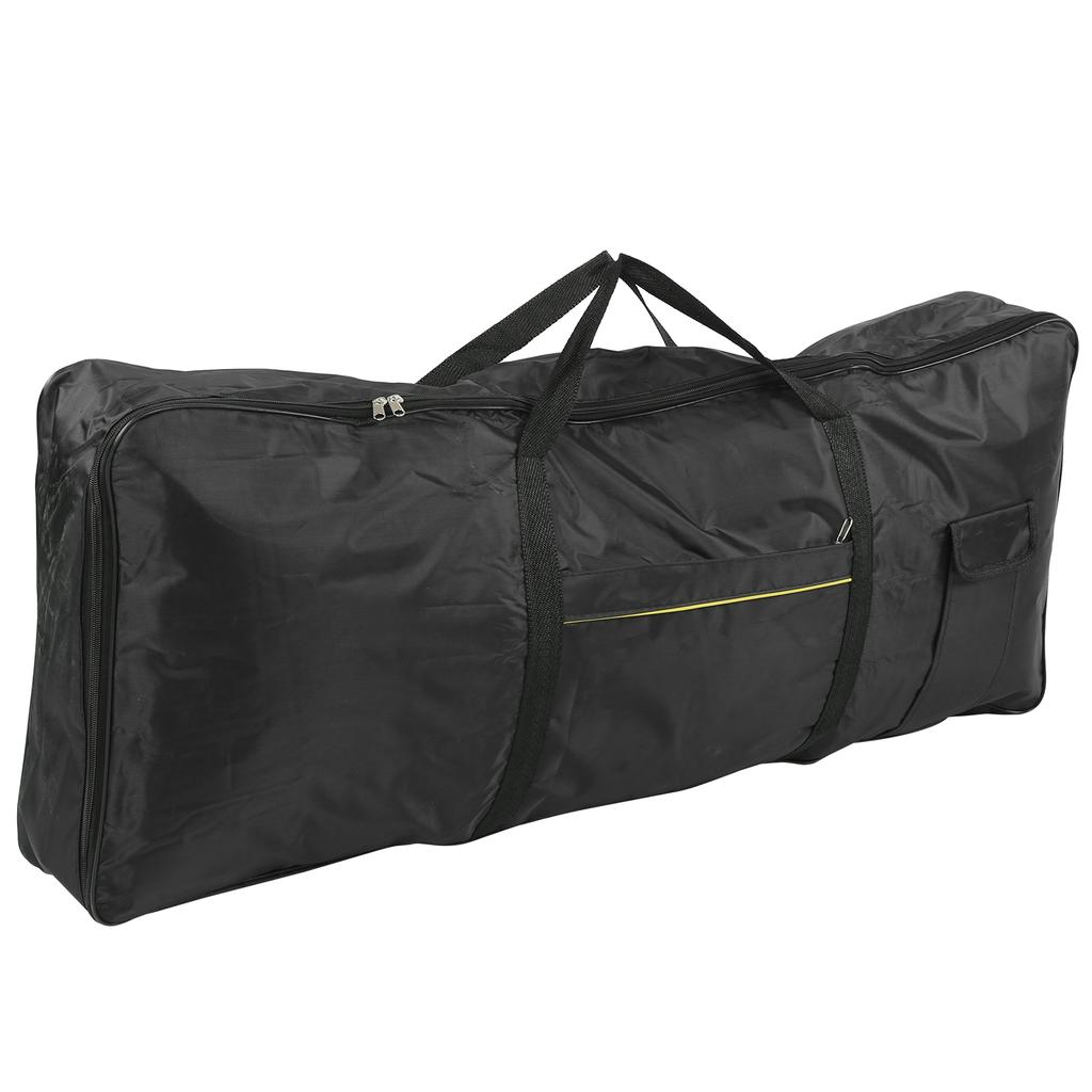 61‑Key Keyboard Bag Electronic Organ Piano Protective Case Waterproof Oxford Cloth Black