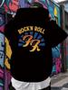 Rock Band Hoodie - ROCKN ROLL Graphic Pullover Sweatshirt
