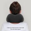 DITSONEO Memory Foam Travel Neck Pillow for Airplanes, Adjustable Portable Neck Pillow for Traveling, Car Rides, Plane Sleeping, Navy
