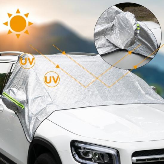 Car Foldable Large Sun Shade Truck Van Windshield Visor UV Block Cover Protector