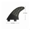 3-teiliges Surfboard-Finnen-Set Kompatibel Thruster Steif für Surfer