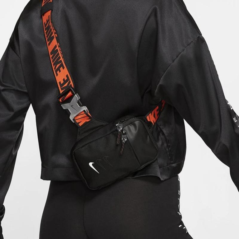 Nike Polyester Crossbody Bag Sling Bag Regular Unisex Black Casual BA5904-010