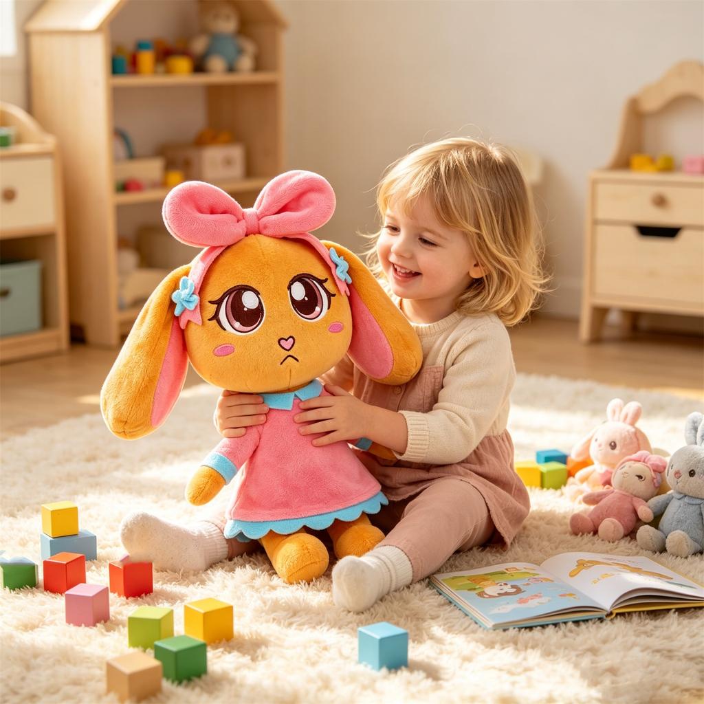 Plush Stuffed Animal Toy, Soft and Cute for Bedroom Decor and Birthday Gifts for Kids and Adults