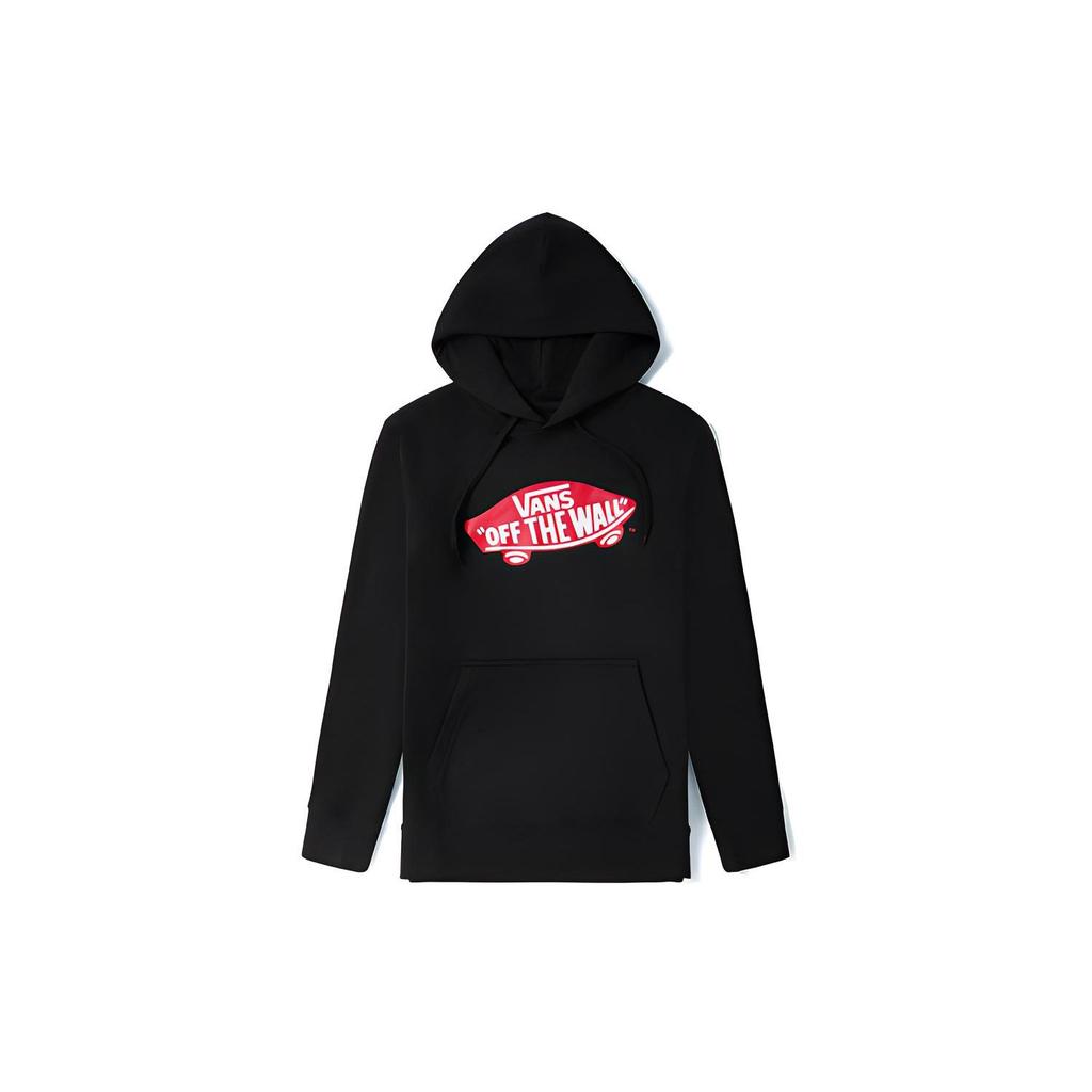 Vans Printed Logo Hoodie Unisex Hoodies Black VN0A54N2BRR
